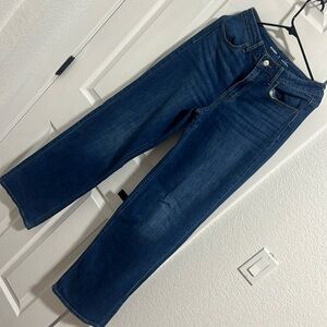 NWOT old navy high rise wide leg jeans, size 6 tall